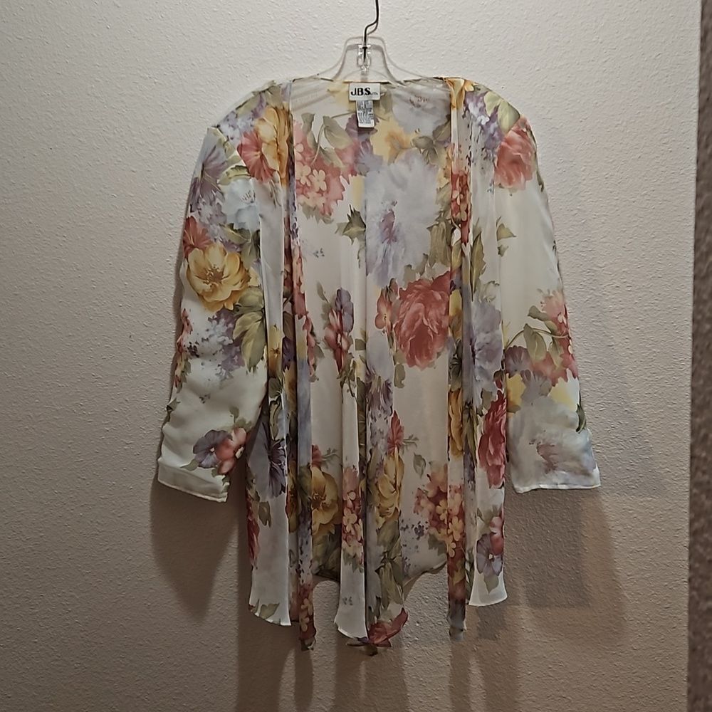 Sheer over blouce by J.B.S. LTD Size 14
